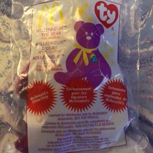 Millenium the bear teeny beanie baby